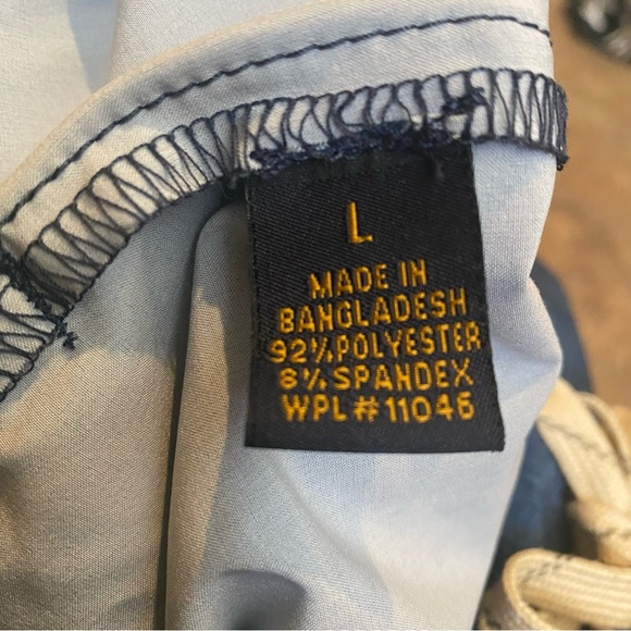 CARBON2COBALT Men Blue Unlined Leaf Print Shorts Size Large - Picture 7 of 8